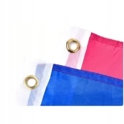 LGBT REGNBUEFLAG STOR 90x150cm BISEKSUALITET F7