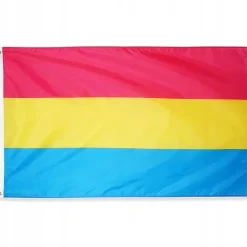 LGBT REGNBUEFLAG STOR 90x150cm PANSEKSUALITET F2