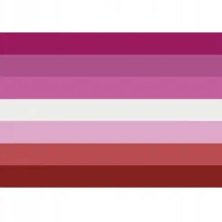 LGBT REGNBUEFLAG STOR 90x150cm LESBISK F5