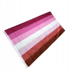 LGBT REGNBUEFLAG STOR 90x150cm LESBISK F5