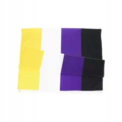 LGBT REGNBUEFLAG STOR 90x150cm IKKE-BINÆR F1
