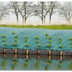 Liggande mulchduk - grön 90 gr / m² - 2x5m