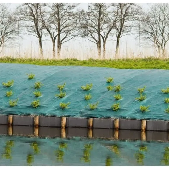 Liggande mulchduk - grön 90 gr / m² - 2x5m