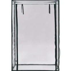 Lille drivhus til planter - Beskytter mod vind og vejr | Størrelse: 102x52x150 cm