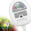 Lollanda Jordtester, Jordtester 4-i-1 – Batterifri, 90° drejelig, Til lys, Fugtighed, pH-værdi, Jordens frugtbarhed, Til have, græsplæne og landbrug | CDON