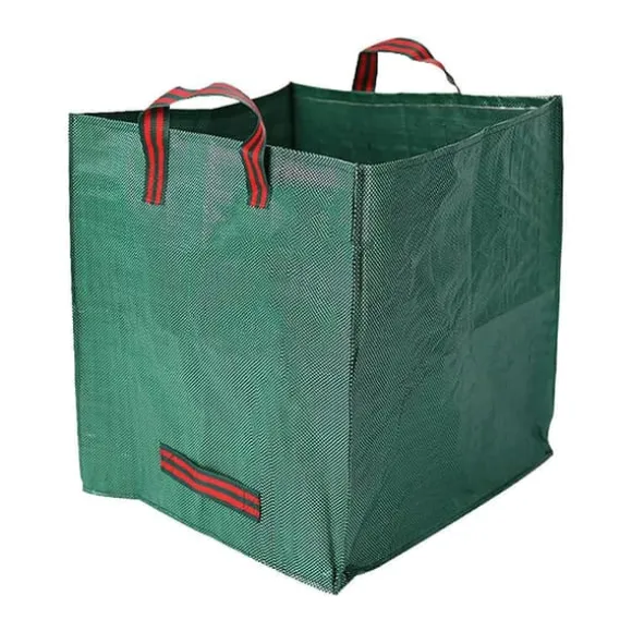 Lollanda 2-pak havetasker 270L – Stående havetasker med håndtag 65x65x65 cm, til blade, græs, brænde og haveaffald