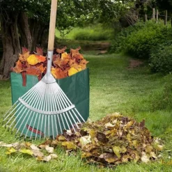 Lollanda 2-pak havetasker 270L – Stående havetasker med håndtag 65x65x65 cm, til blade, græs, brænde og haveaffald