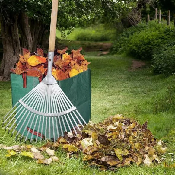 Lollanda 2-pak havetasker 270L – Stående havetasker med håndtag 65x65x65 cm, til blade, græs, brænde og haveaffald