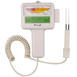Lollanda PC-101 pH/klortester, vandtester, digital pH-måler til vand – bærbar, baggrundsbelysning, stor skærm