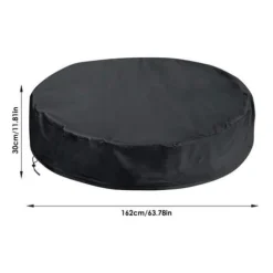 Lollanda Round Pool Cover til børn – Dæksel til pool, Dæksel til sandkasse og legetøj, Solskærm og Dæksel til hundebassin, 162x30cm