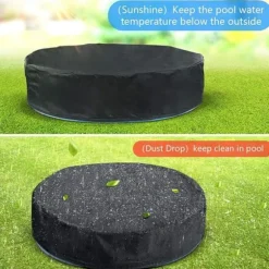 Lollanda Round Pool Cover til børn – Dæksel til pool, Dæksel til sandkasse og legetøj, Solskærm og Dæksel til hundebassin, 162x30cm