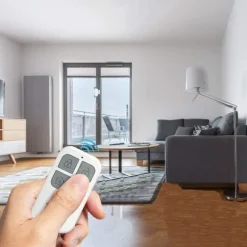 Lollanda Wireless til dør- og vinduesalarm – 130 dB alarm, 2 fjernbetjeninger, nem installation, hjemmealarmsystem
