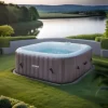 Luksus oppustelig jacuzzi – 2-3 personer – Ø170 cm – 110 luftdyser – vintersikker – inklusive tilbehør