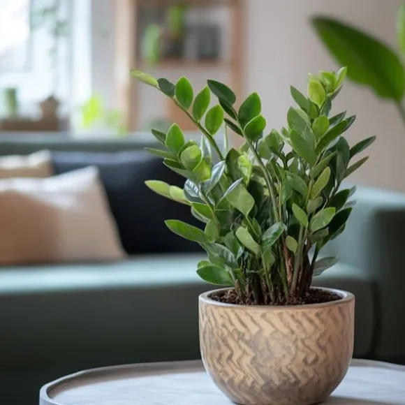 Lykkebregne - Zamioculcas Emerald - Højde 70-80cm - ⌀21cm