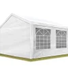 Markise-havetelt 3x4 m havepavillon PE 350 N presenning 100% vandtæt hvid