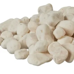 Marmorsten, 2,5x4 cm, Hvid