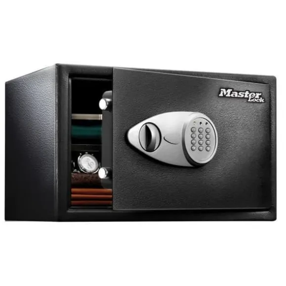 MASTER LOCK Säker med programmerbar elektronisk kombination - Svart och metallgrå
