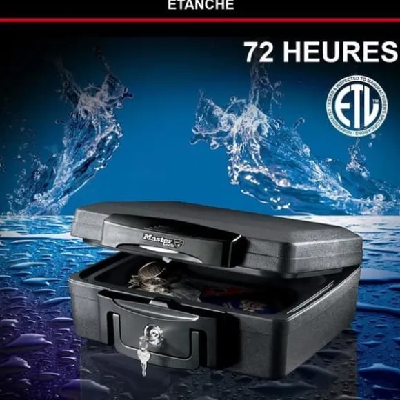MASTER LOCK Säkerhetsfodral / Safe - Brandsäker och vattentät - Format S - 4,9L