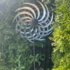 Metal vindmølle havedekoration vejrhane