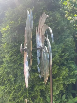 Metal vindmølle havedekoration vejrhane