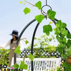 Metaltårn havepergola til klatrere, roser, blomster, haveplanter, metal