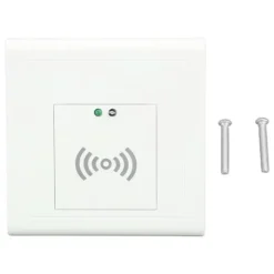 Mikrobølgesensor lyskontakt 86 panel, justerbar 360 grader, trappesensor, 220-240V