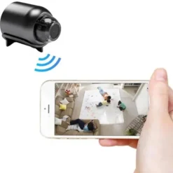 Mini WiFi-kamera 1080P HD Nattesyn Bevægelsesdetektion Fjernvisning Trådløst sikkerhedskamera til hjemmebutik lager