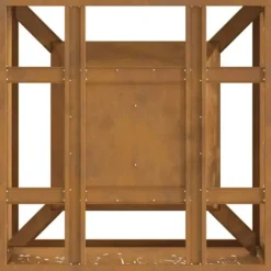 Moderne bålsted i forvitret stål - Firkantet ildsted | Størrelse: 60x60x30 cm