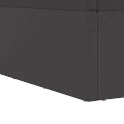 Moderne bålsted i stål 60x60x35 cm - Udendørs ildsted | Farve: Sort