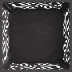 Moderne firkantet bålsted i koldvalset stål | Størrelse: 40x40x40 cm | Farve: Sort
