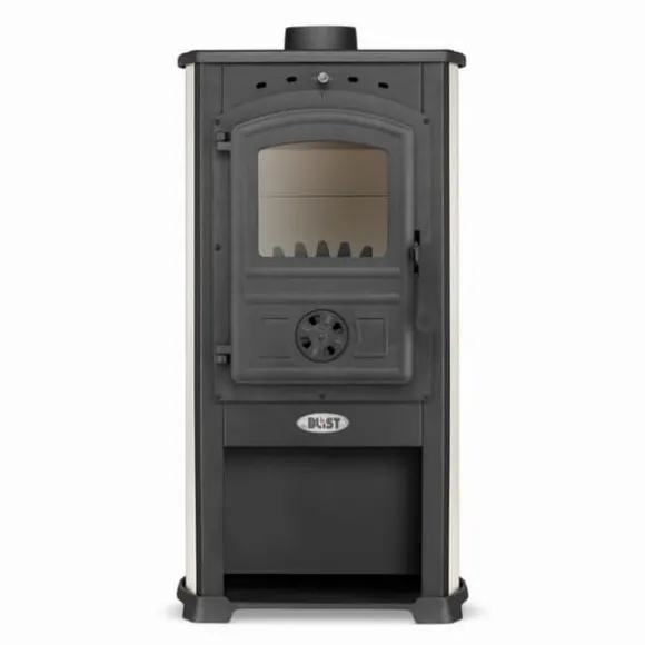 Moderne fritstående brændeovn - Øko Design 2022, 10 kW, A-effektivitet