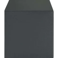 Moderne metal sikkerhedsboks med lås - Sikkerhed til kontoret | Størrelse: 20x31x20 cm | Farve: Grå