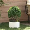 Moderne plante stativ i stål - 5 stk | Farve: Hvid | Størrelse: 30x30x20 cm