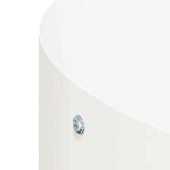 Moderne plante stativ i stål - 5 stk | Farve: Hvid | Størrelse: 30x30x20 cm
