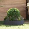 Moderne plante stativ i stål - 5-delt havekrukker | Farve: Antracit | Størrelse: 80x80x20 cm