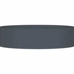 Moderne plante stativ i stål - 5-delt havekrukker | Farve: Antracit | Størrelse: 80x80x20 cm