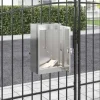 Moderne postkasse i rustfrit stål - Rektangulær | Farve: Sort | Størrelse: 30x23x55 cm