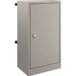 Moderne stål postkasse - Rektangulær design | Farve: Rusten | Størrelse: 30x23x55 cm