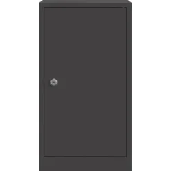 Moderne stål postkasse - Rektangulær og vandafvisende | Farve: Sort | Størrelse: 30x23x55 cm