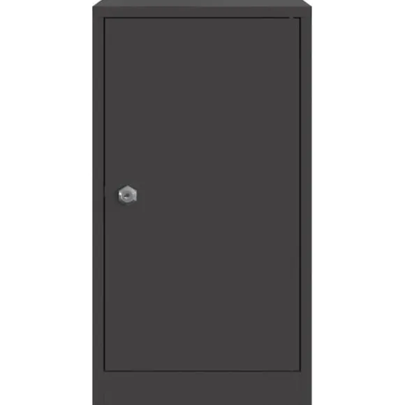 Moderne stål postkasse - Rektangulær og vandafvisende | Farve: Sort | Størrelse: 30x23x55 cm