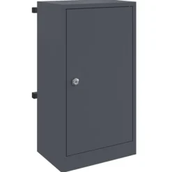 Moderne stål postkasse - Sikker og vandafvisende | Farve: Antracit | Størrelse: 30x23x55 cm