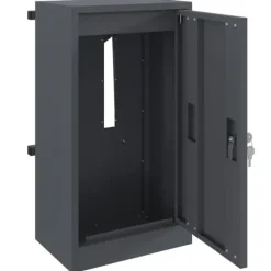 Moderne stål postkasse - Sikker og vandafvisende | Farve: Antracit | Størrelse: 30x23x55 cm