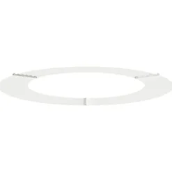 Moderne Træ-Ringe - Dekorative Stålkrukker | Størrelse: Ø60/90 cm | Farve: Hvid