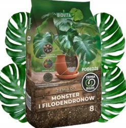 Monstera og Philodendron Jord Bigos 8L Professionelt Substrat