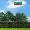 Mooistoerwonen Flag med flagstang Bulgarien 6 m aluminium