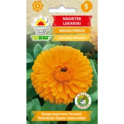 Morgenfruefrø Indian Prince - Dybt orange blomster med rød midte