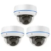 5MP POE IP Kamera, Indendørs Dome, Vandal-sikker,3pc 5MP POE Kamera, 2.8mm