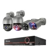 8MP Sikkerhedskamerasystem, Natvision, AI Detektion, To-Vejs Lyd,