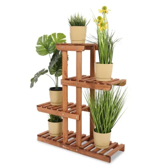 Multilevel blomsterstativ 5-hyldet RKA /82x68x25/ Brun