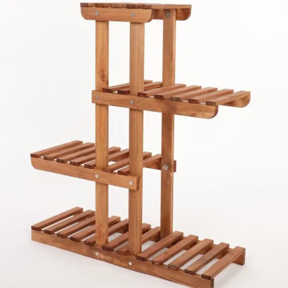 Multilevel blomsterstativ 5-hyldet RKA /82x68x25/ Brun
